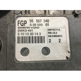 ECU MOTOR SIEMENS VDO SIMTEC 71.6 5WK9441 OPEL 55557540