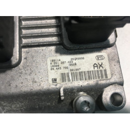 ENGINE ECU BOSCH ME7.6H4 0261207423 OPEL 24443796 AX