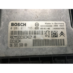 ECU MOTOR BOSCH EDC16C34-2.50 0281011785 PSA 9658556880