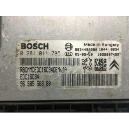 ECU MOTOR BOSCH EDC16C34-2.50 0281011785 PSA 9658556880