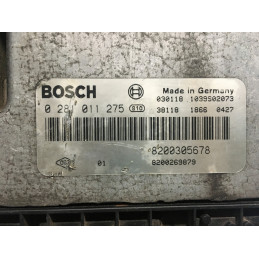 ECU MOTOR BOSCH EDC16C3-10.22 0281011275 RENAULT 8200305678 8200269879