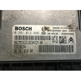 ECU MOTOR BOSCH EDC16C34-2.10 0281012468 PSA 9656161680