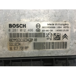 ECU MOTOR BOSCH EDC16C34-2.10 0281012466 PSA 9661773880