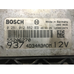 ECU MOTOR BOSCH EDC16C39-5.W4 0281012882 FIAT 55206270