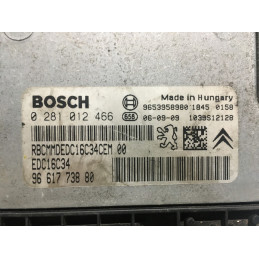 ECU MOTOR BOSCH EDC16C34-2.10 0281012466 PSA 9661773880