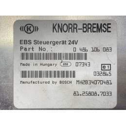 BRAKES ECU EBS KNORR-BREMSE BOSCH 0486106083 MAN 81.25808.7033