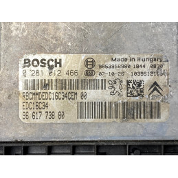 ECU MOTOR BOSCH EDC16C34-2.10 0281012466 PSA 9661773880