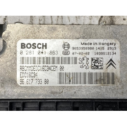 ECU MOTOR BOSCH EDC16C34-2.10 0281011863 PSA 9661773380