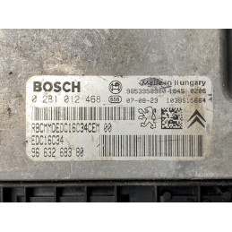 ECU MOTOR BOSCH EDC16C34-2.10 0281012468 PSA 9663268380