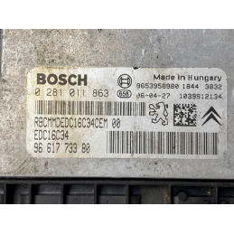 ECU MOTOR BOSCH EDC16C34-2.10 0281011863 PSA 9661773380