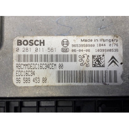 ECU MOTOR BOSCH EDC16C34-4.10 0281011561 PSA 9658945380