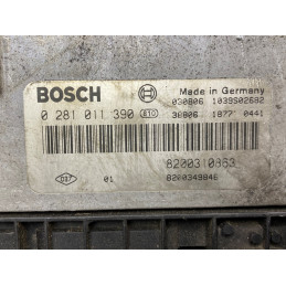 ECU MOTOR BOSCH EDC16C3-10.22 0281011390 RENAULT 8200310863 8200349846