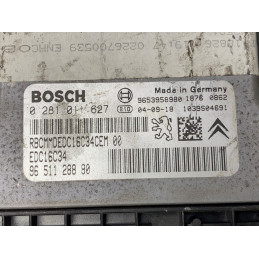 ECU MOTOR BOSCH EDC16C34-2.10 0281011627 PSA 9651128880