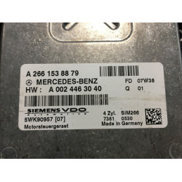 ENGINE ECU SIEMENS VDO SIM266 5WK90957 MERCEDES A2661538879 A0024463040