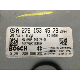 ECU BOSCH ME9.7 0261209066 MERCEDES R171 SLK280 II 3.0i 170KW 231CV A2721534579 / SW 1037381681