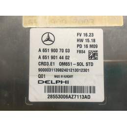 ECU MOTOR DELPHI CRD3.E1 28553006 MERCEDES A6519007003 A6519014402