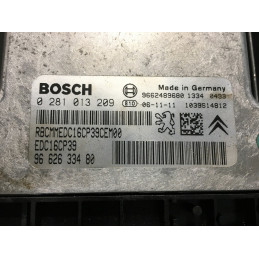 ECU MOTOR BOSCH EDC16CP39-4.10 0281013209 PSA 9662633480