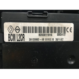 BCM L2CR JOHNSON CONTROLS 28120982-4B RENAULT 8200811816