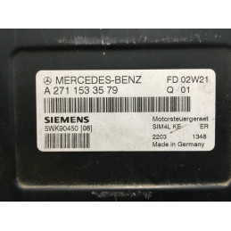 ECU MOTOR CONTINENTAL SIM4L KE 5WK90450 MERCEDES A2711533579