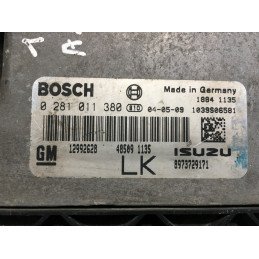 ECU MOTOR BOSCH EDC16C9-3.30 0281011380 OPEL 12992628 LK