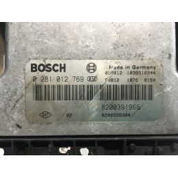 ECU MOTOR BOSCH EDC16C3 0281012769 RENAULT 8200391966 8200558304