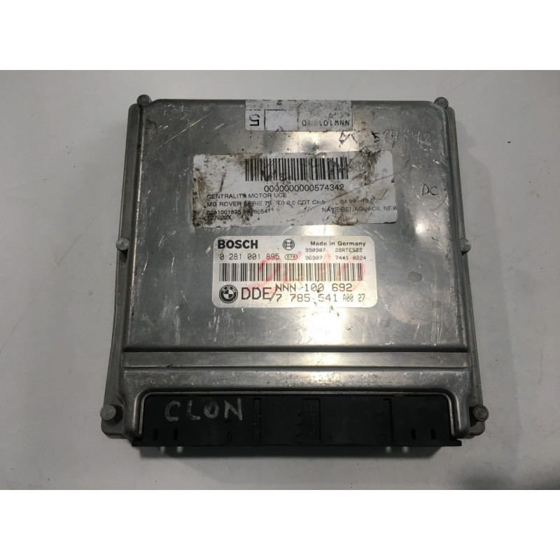 ECU MOTOR BOSCH EDC15C4-6.20 0281001895 BMW 7785541 ECU MOTOR BOSCH EDC15C4-6.20 0281001895 BMW 7785541