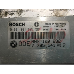 ECU BOSCH EDC15C4-6.20 0281001895 ROVER 75 (RJ) 2.0D 85KW 115HP 204D2 7785541