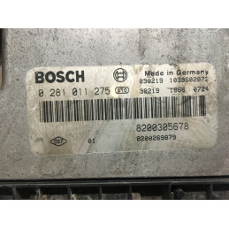 ECU MOTOR BOSCH EDC16C3-10.22 0281011275 RENAULT 8200305678 8200269879