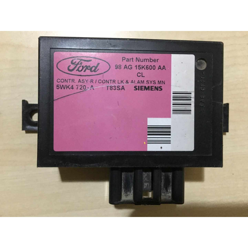 ECU BODY CONFORT SIEMENS 5WK4720-A FORD 98AG-15K600-AA