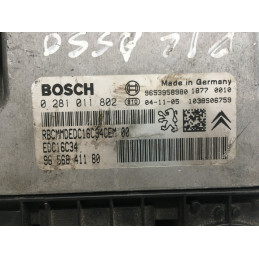 ECU MOTOR BOSCH EDC16C34-2.10 0281011802 PSA 9656841180