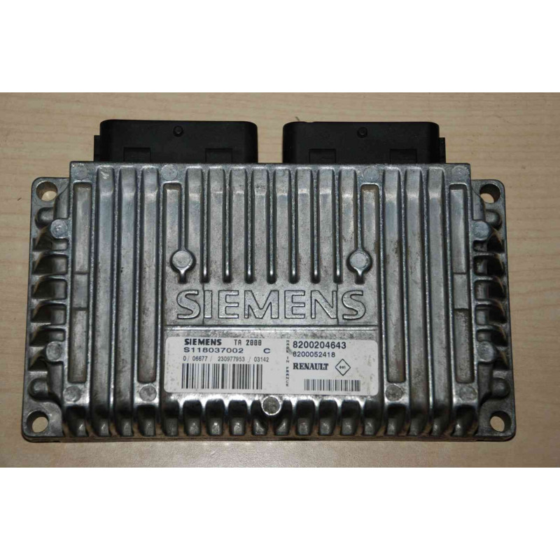 ECU CAJA CAMBIOS SIEMENS S118037002C RENAULT 8200204643