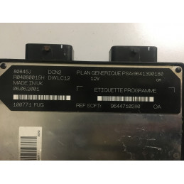 ECU MOTOR LUCAS DCN2 R04080015H PSA 9641390180