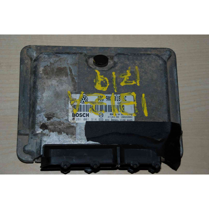 ENGINE ECU BOSCH EDC15V-5.29 0281001914 SEAT IBIZA II / CORDOBA I (6K) 1.9 TDI 66KW 90HP 038906018EC - WITH DISABLED IMMOBILIZER