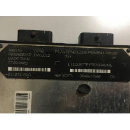 ECU MOTOR LUCAS DCN2 R04080031B PSA 9641390180 9646677980