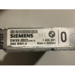 ECU MOTOR SIEMENS MS41.0 5WK90322 BMW E36 328i 2.8i 142KW 193CV 1429861 - CON INMOVILIZADOR ANULADO (INMO / IMMO OFF)