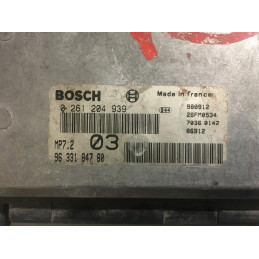 ECU MOTOR BOSCH MP7.2 0261204939 PSA 9633184780