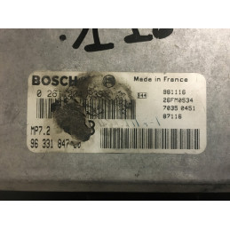 ECU MOTOR BOSCH MP7.2 0261204939 PSA 9633184780