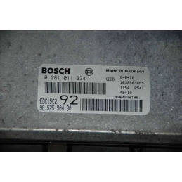 ENGINE ECU BOSCH EDC15C2-10.1 0281011334 PEUGEOT 807 I / CITROEN C8 I 2.0 HDI 79KW 107HP 9652590480 - WITH DISABLED IMMOBILIZER