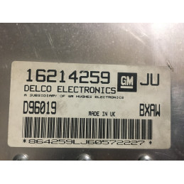 ECU MOTOR DELCO OPEL 16214259 JU BXAW