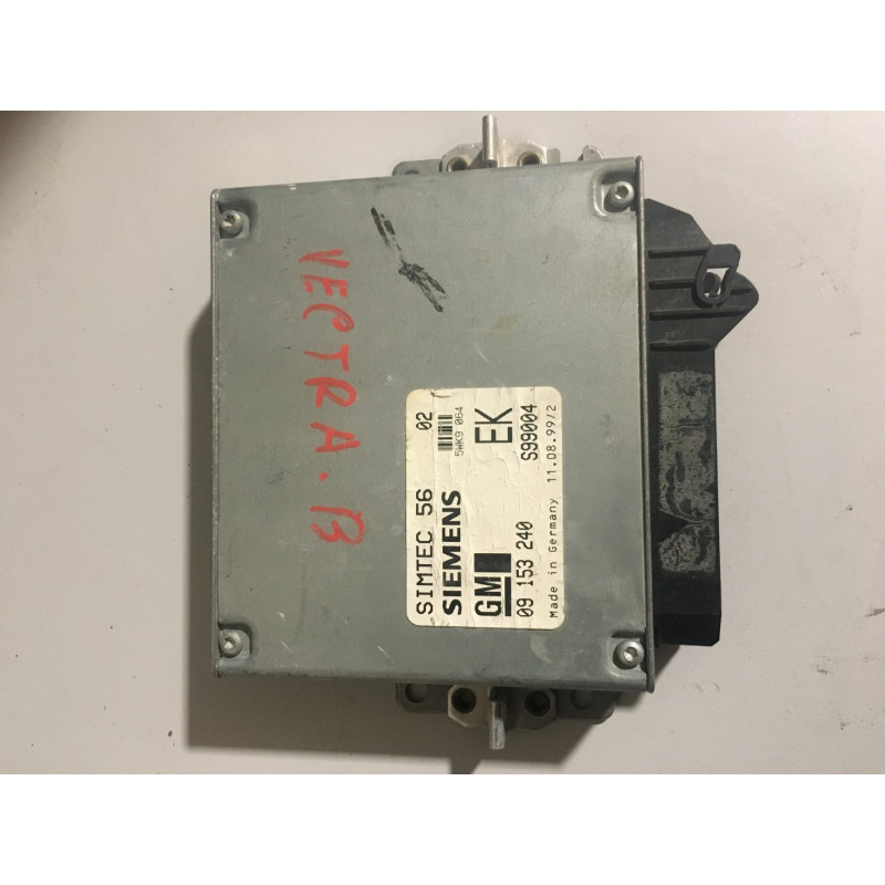 ECU MOTOR SIEMENS SIMTEC 56 5WK9064 OPEL 09153240