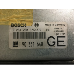 ECU MOTOR BOSCH M1.5.1 0261200376 OPEL 90351648