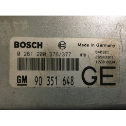 ECU MOTOR BOSCH M1.5.1 0261200376 OPEL 90351648