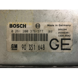 ECU MOTOR BOSCH M1.5.1 0261200376 OPEL 90351648