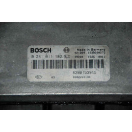 ECU BOSCH EDC15C3-4.2 0281011102 RENAULT SCENIC I 1.9 DCI 75KW 102CV 8200153945 8200222133 - SW / 8200310760 / 6401