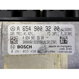 ECU MOTOR BOSCH MD1CP001-7.41 0281033490 MERCEDES A6549003200