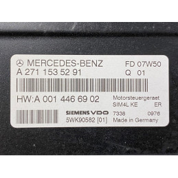 ECU MOTOR CONTINENTAL SIM4L KE 5WK90582 MERCEDES A2711535291