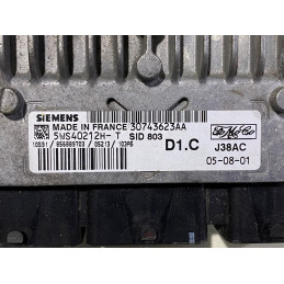 ECU MOTOR SIEMENS SID803 5WS40212H-T VOLVO 30743623AA