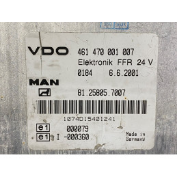 ECU FFR VDO 461470001007 MAN 81.25805.707