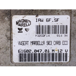 ECU MOTOR MAGNETI MARELLI IAW 6F.SF 61602.047.01 VAG