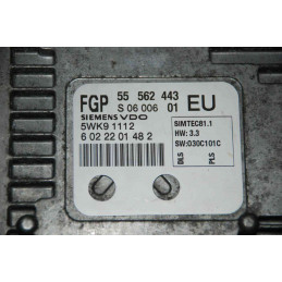 ECU MOTOR SIEMENS VDO SIMTEC 81.1 5WK91112 OPEL 55562443